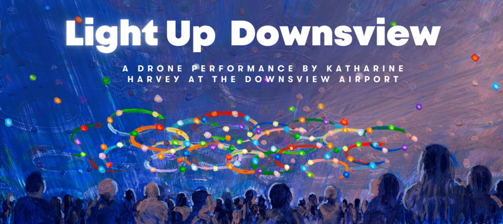 painting of the event "light up Downsview"